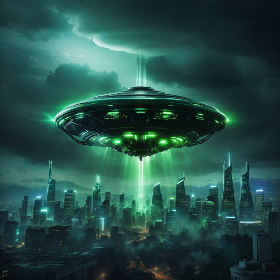 Alien Spaceship by Dumindu1019 on DeviantArt