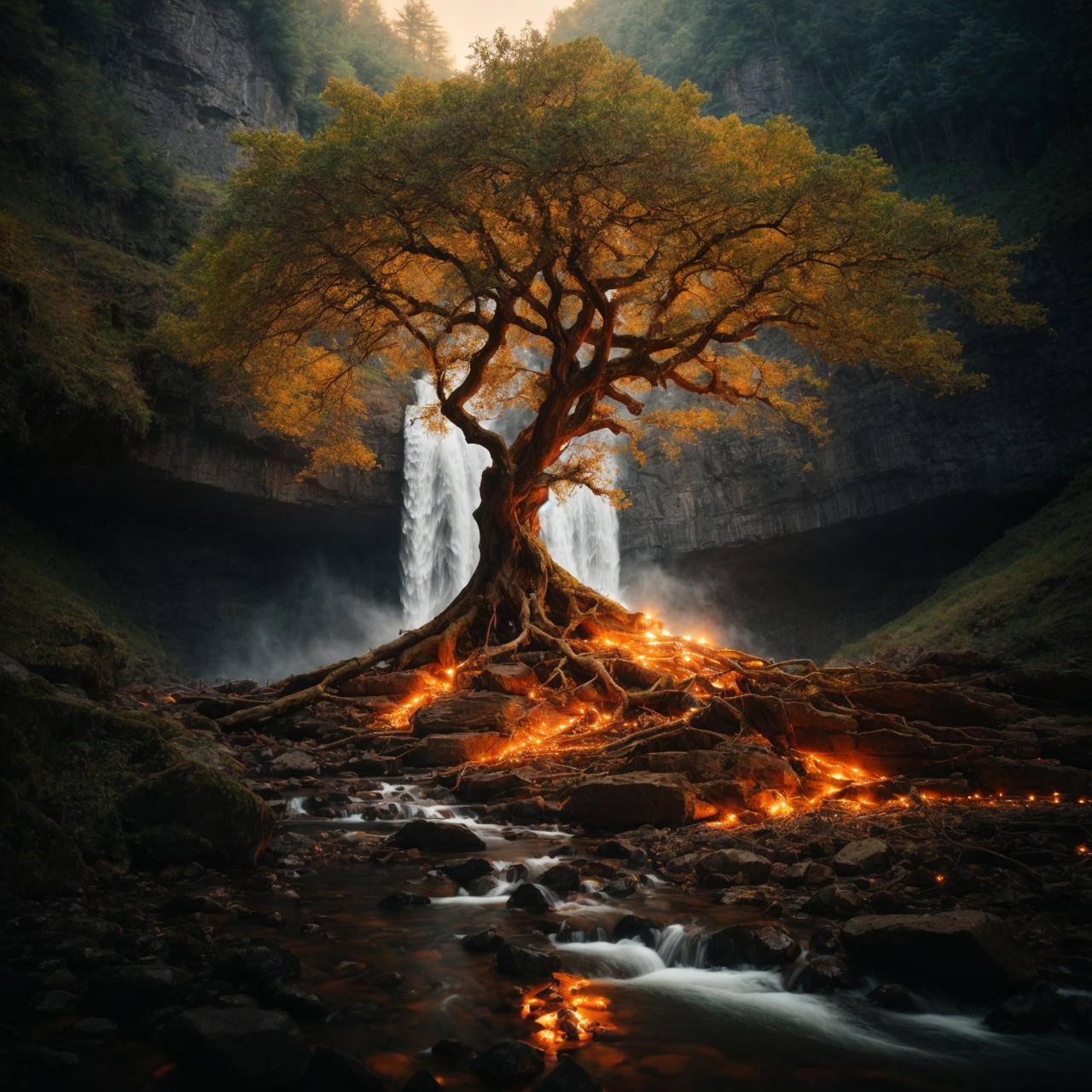 Tree In Lava Lava Tree by Dumindu1019 on DeviantArt