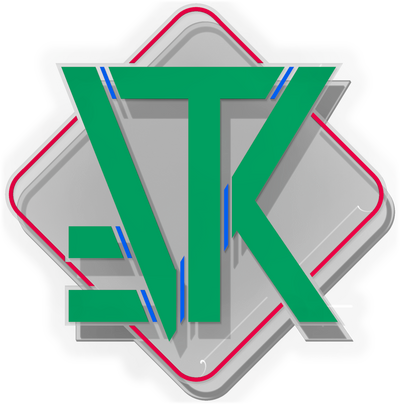 VTK Logo in Glass and Matte by vidthekid