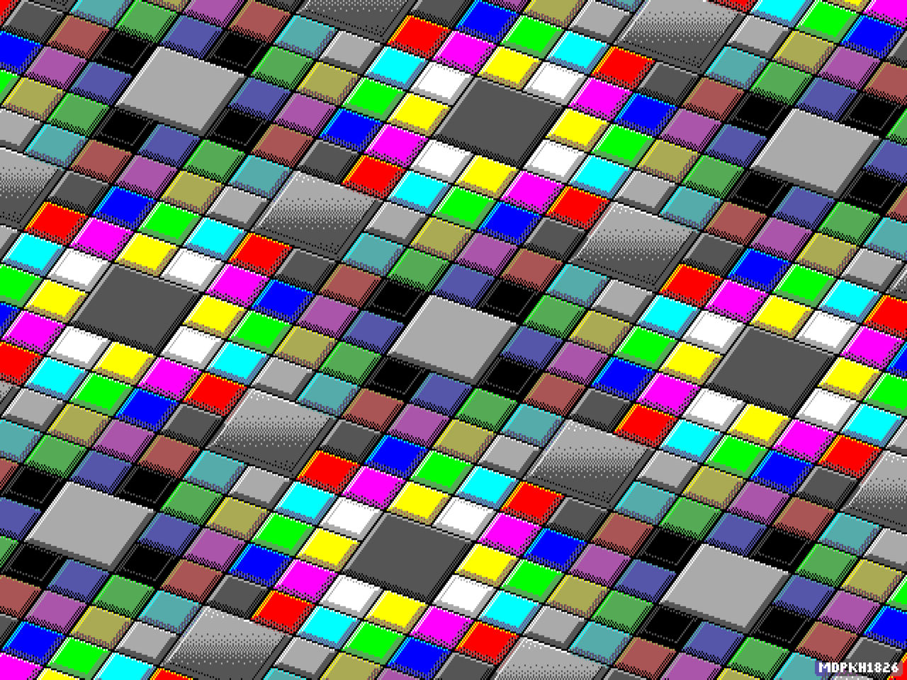 EGA Color Tiles by vidthekid
