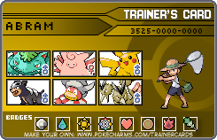 pokemon trainer card maker pokecharms Everything PokeCharms Trainer Card by SilverSaintAbram