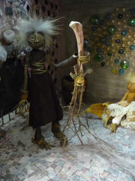 Baba Yaga and her Broom by bleaknimue