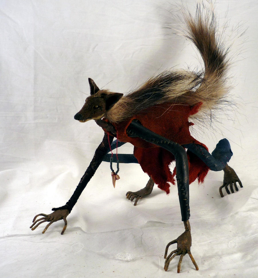 Hunter - Coyote - crouched 2 by bleaknimue