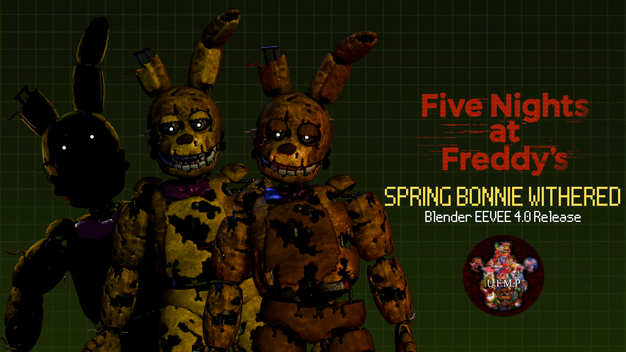 Rotten Spring UFMP Rotten SpringBonnie 4.0 Blender EEVEE Release by OneAndOnlyJT16 on ...