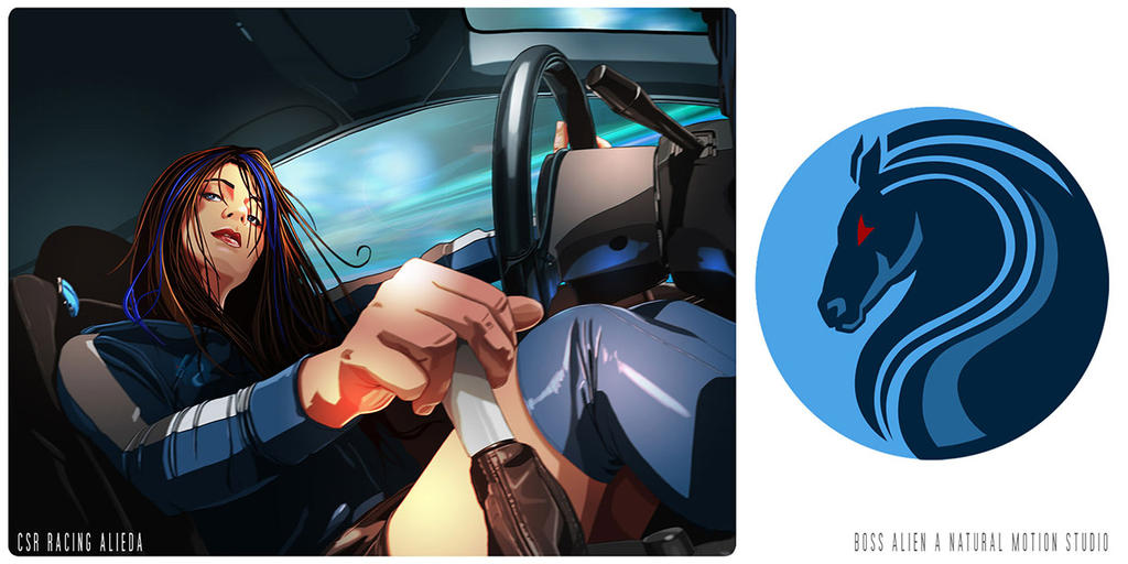 CSR Racing Alieda Pin Up by thedarkinker on DeviantArt