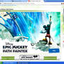 Epic Mickey Path Painter Game