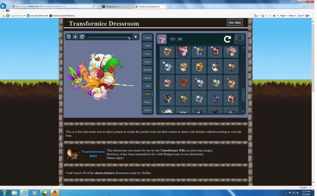 Transformice Dressroom by Kawinloa on DeviantArt