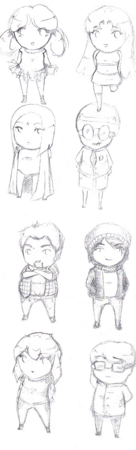 Cn Sketches By Anime Chibi Girl On Deviantart
