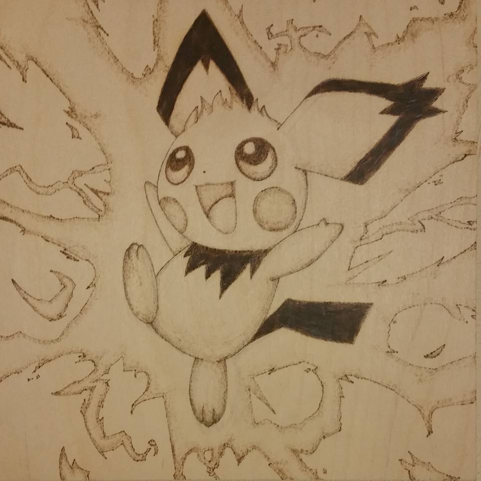 Pichu Wood Burning