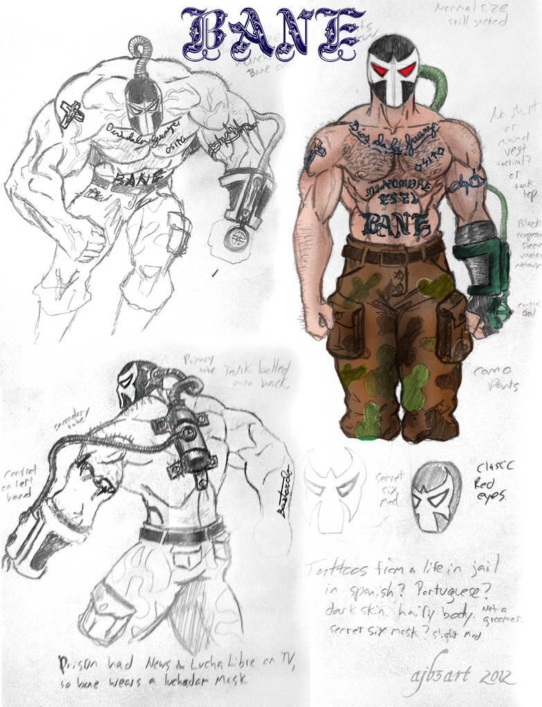 Bane Fan Design Bane Redesign sketch by ajb3art on DeviantArt