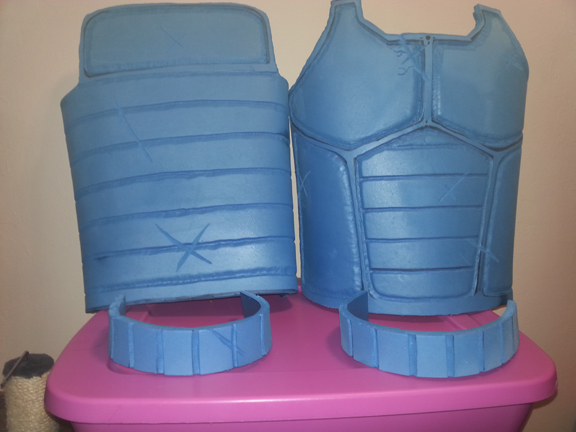 Saiyan Armor WIP 3