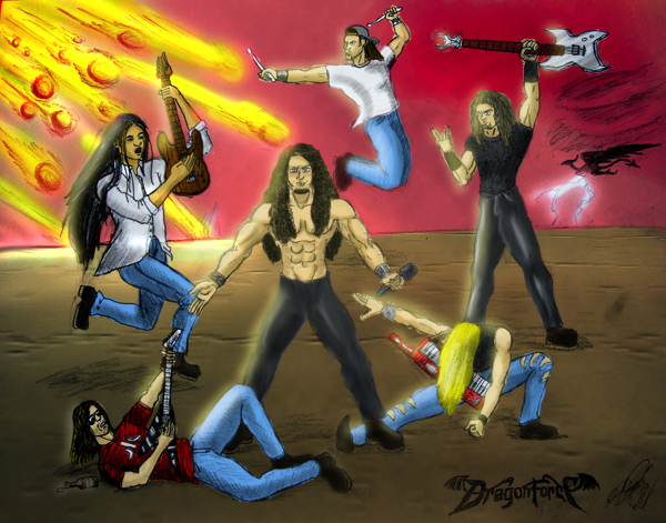 dragonforce cartoon color by ajb3art on DeviantArt dragonforce cartoon color by ajb3art on DeviantArt