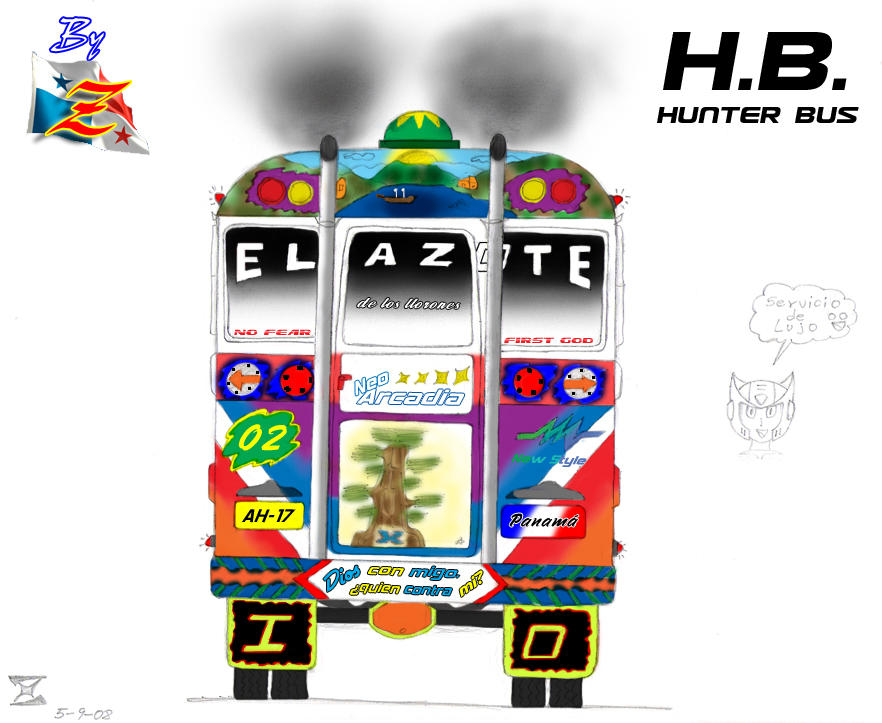 Hunter Bus Hunter Bus coloreado by ZeroArtCreations on DeviantArt
