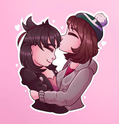Cute Lesbians | Pokemon FanArt