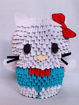 Hello Kitty - Modular origami