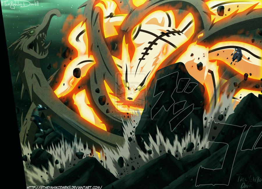 kurama vs wood dragon