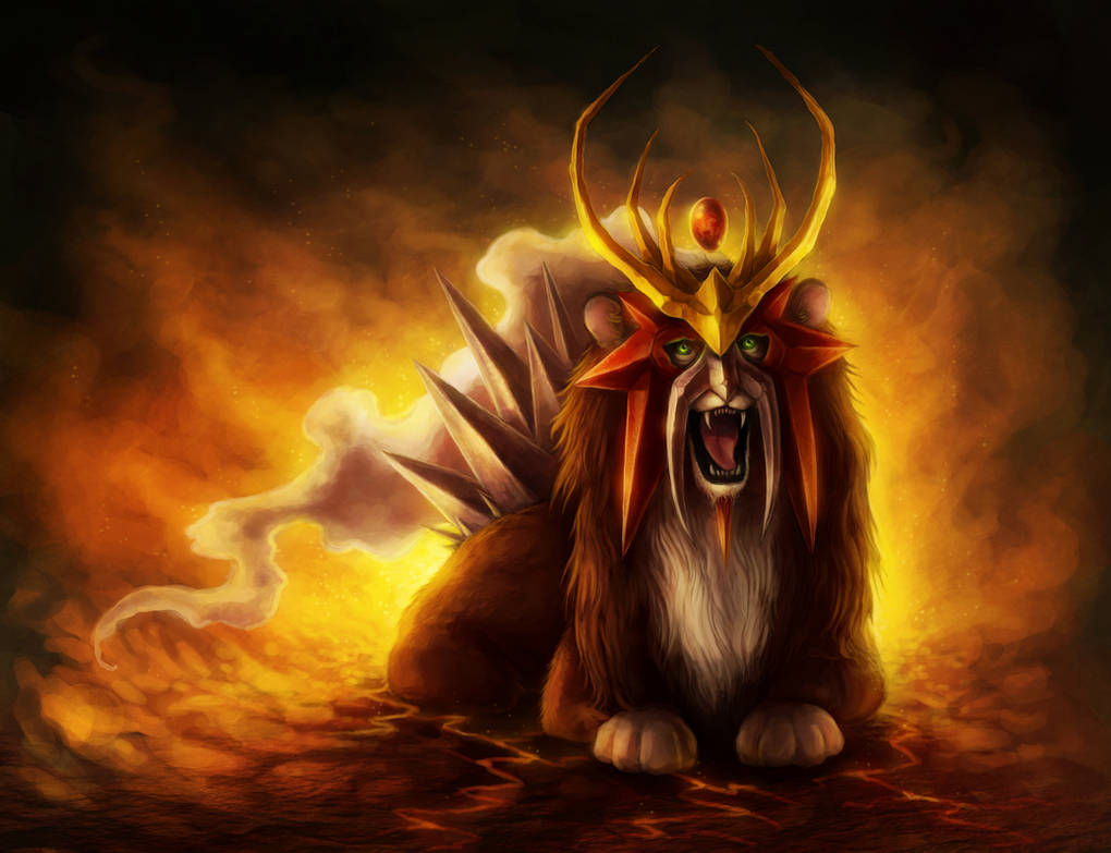 Entei by JoJoesArt on DeviantArt