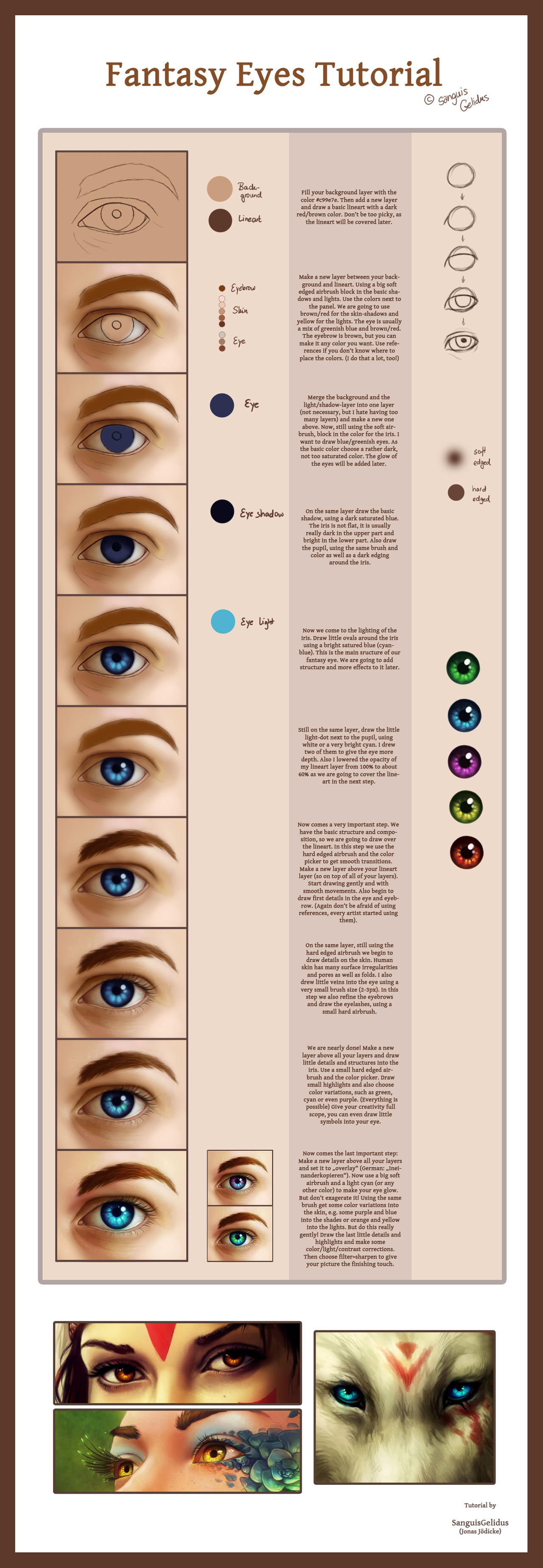 Fantasy Eyes Tutorial by JoJoesArt