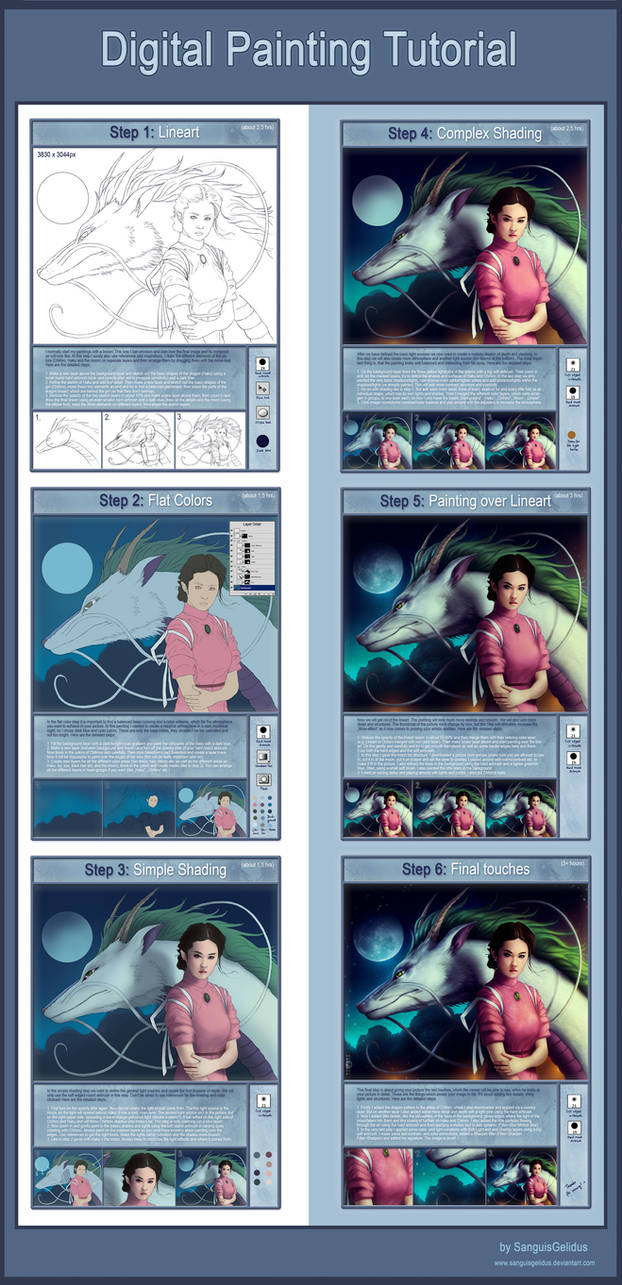 Digital Painting Tutorial (Spirited Away) by JoJoesArt