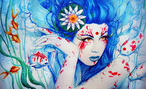 Goddess of the Koi by JoJoesArt Goddess of the Koi by JoJoesArt