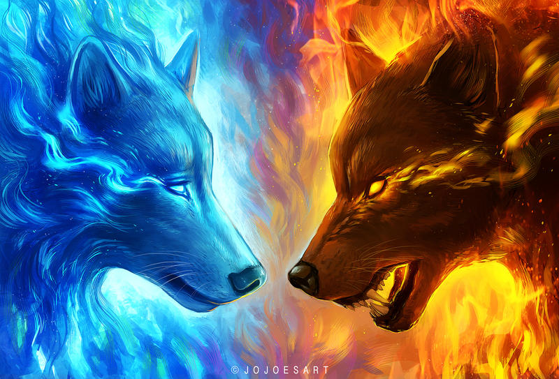 25 Best Looking For Easy Fire And Ice Wolf Drawing Barnes Family