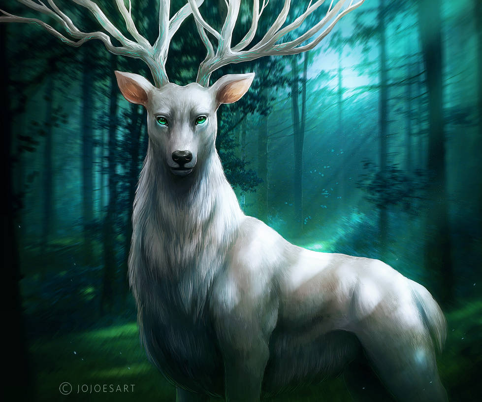 Forest God by JoJoesArt on DeviantArt