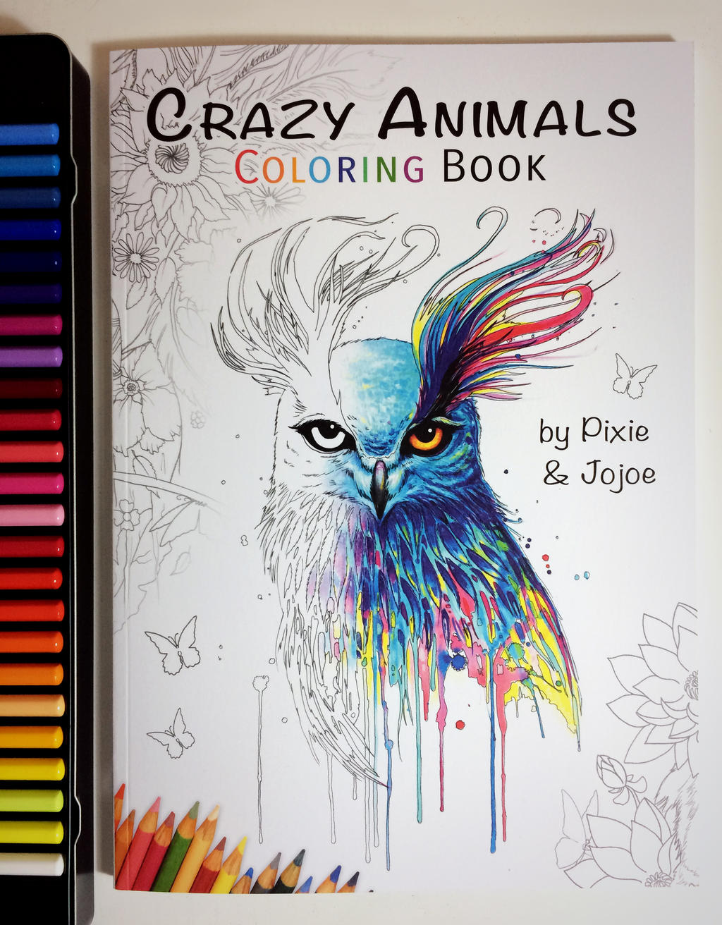 Crazy Animals Coloring Book