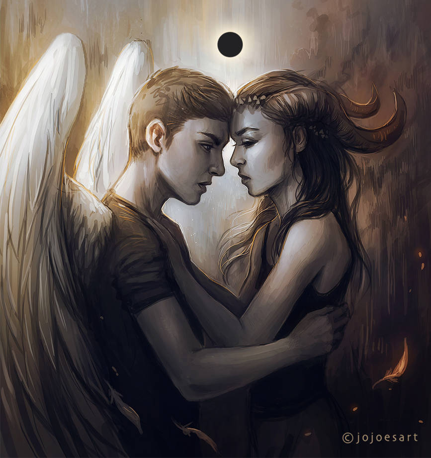 История ангела и демона. Ангел и демон. Демоны любви. Демон ангела. Ангел девушка и демон парень.