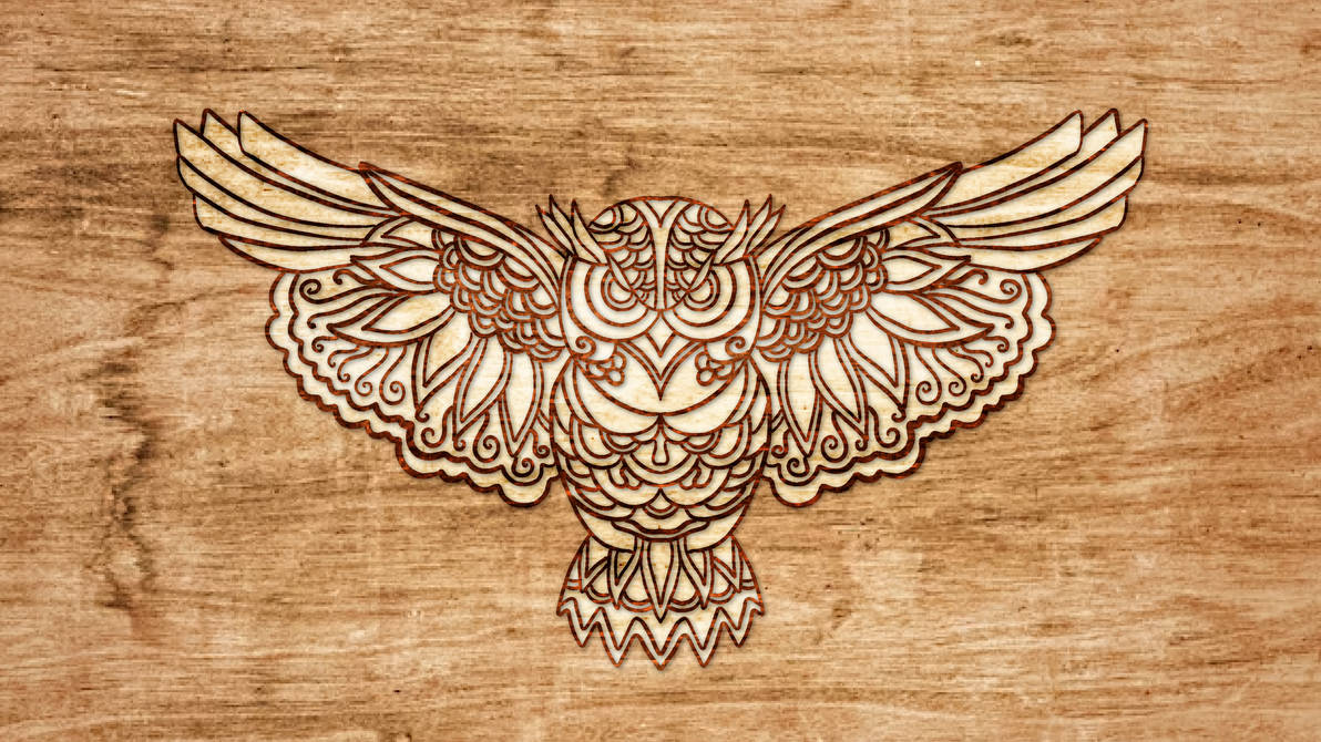 Owl Minimalist Wallpaper by HalhatatlanHalando on DeviantArt