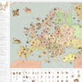 The Map of Mythical Creatures in Europe