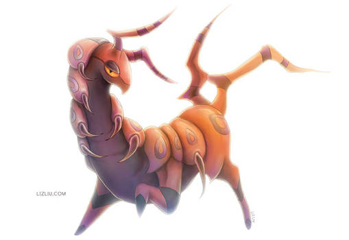 Shiny Scolipede