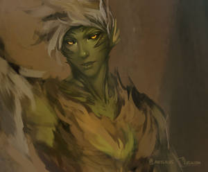 Trahearne Warm-up painting [ Crop ]