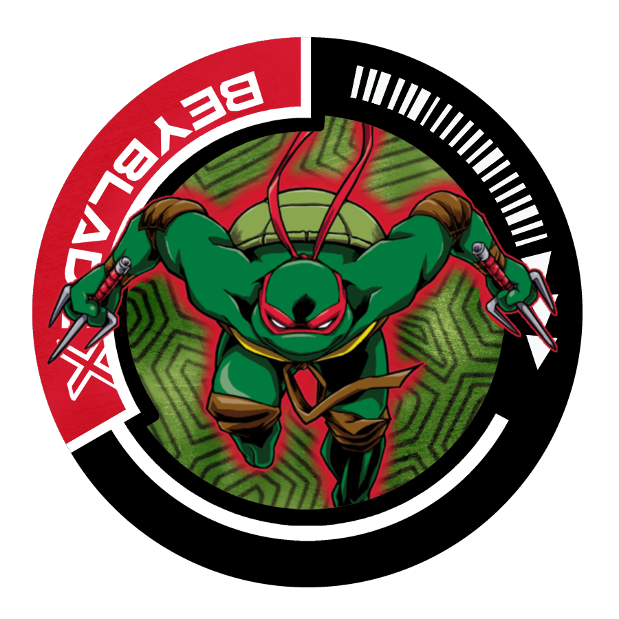 Tmnt Raphael Stickers Beyblade x sticker TMNT- Raphael by drez215 on DeviantArt