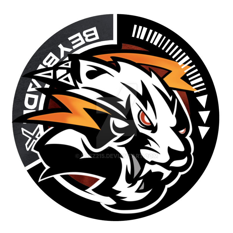 Beyblade x gear chip Weiss tiger by drez215 on DeviantArt