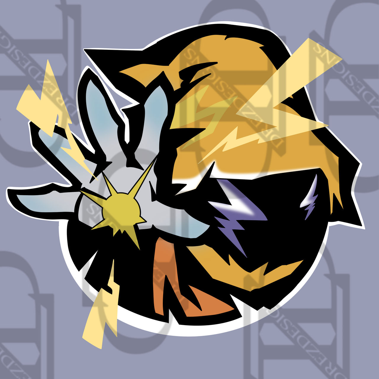 Beyblade gear chip sticker designs-wizard Rod by drez215 on DeviantArt