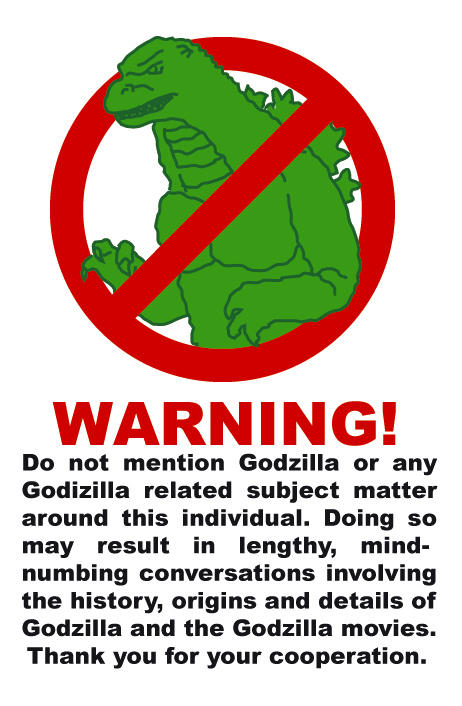 Godzilla Stop Sign ANTI-GODZILLA WARNING by DangerPins on DeviantArt