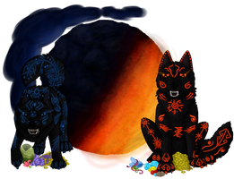 Skoll/Hati for my use on PFQ as shop art