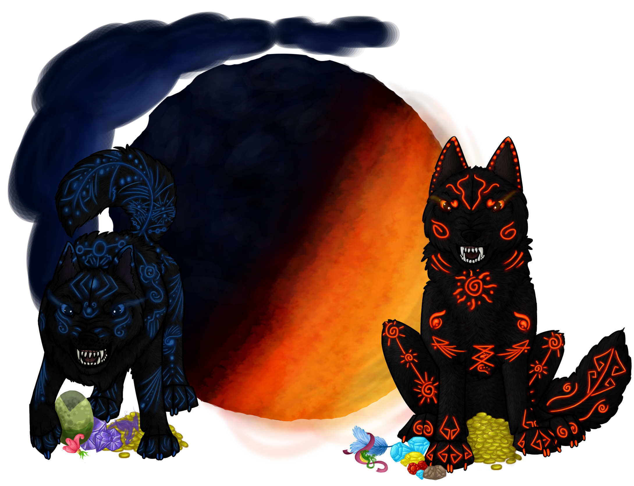 Skoll/Hati for my use on PFQ as shop art