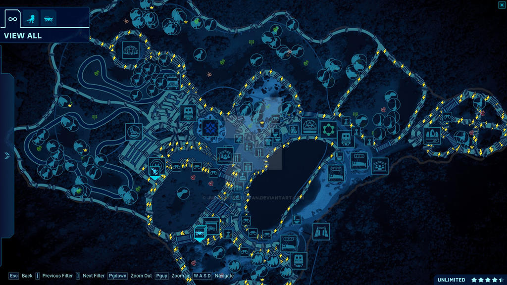 Isla Nublar map size comparison : r/jurassicworldevo