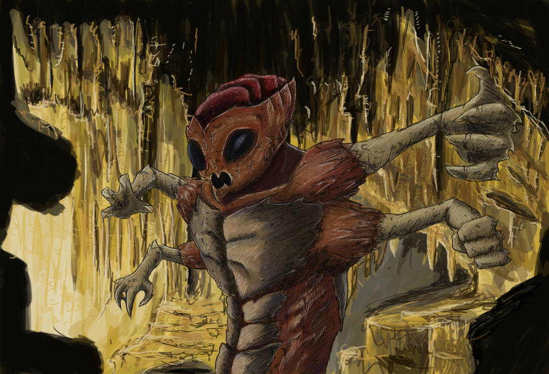 Humanoid Bug by Seg0Art on DeviantArt