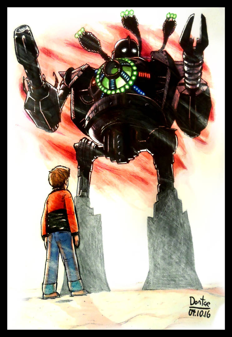 Iron Giant! 12DailyDraw by BrokenHAX on DeviantArt