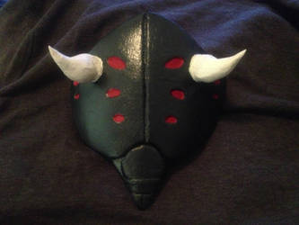 WIP NArga head guard paint done