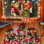 My assembled Christmas wreath collection