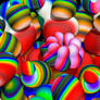 Rainbow gumdrops
