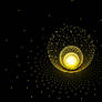 Fireflies in a ball