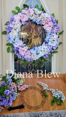 Spring Wisteria Wreath