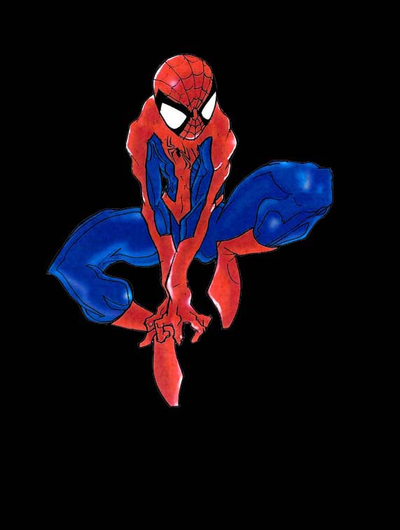 Ultimate Spiderman colors