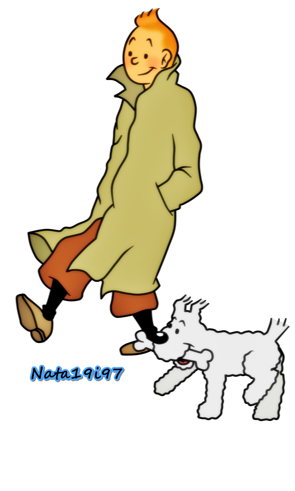 Tintin And Snowy By Nata19i97 On DeviantArt tintin-and-snowy-by-nata19i97-on-deviantart