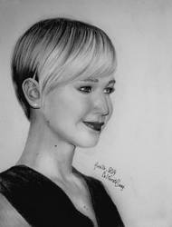 Jennifer Lawrence Drawing 2014