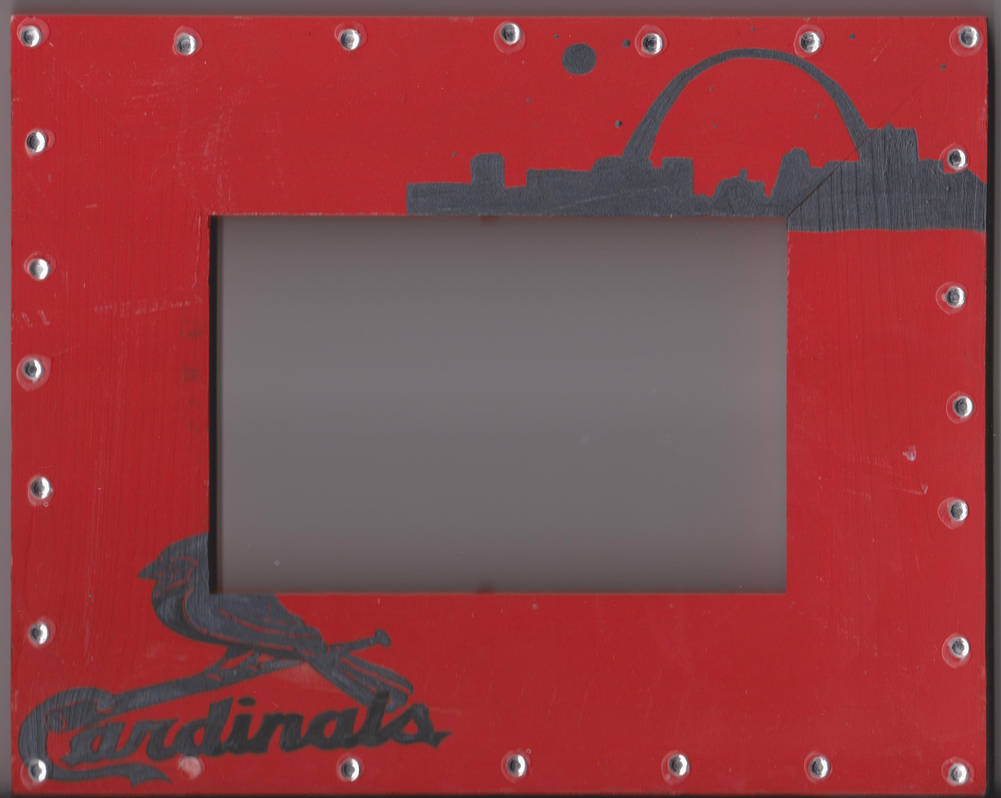 Artwork #101 - st. Louis Cardinals Frame by simpleexpressions13 on ...